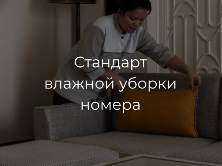 Стандарт влажной уборки